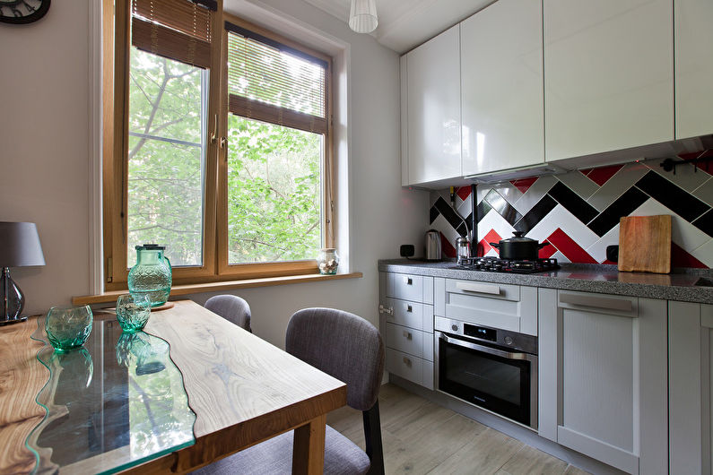 Dizajn kuhinje 7 m² - Namještaj