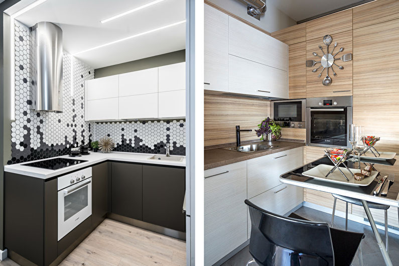 Design d'intérieur de cuisine 7 m² - photo
