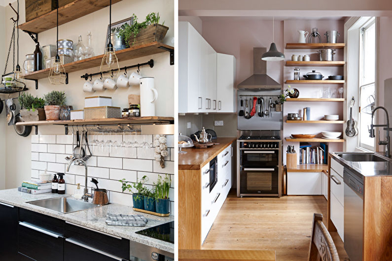 Interior design cucina 7 mq - Foto