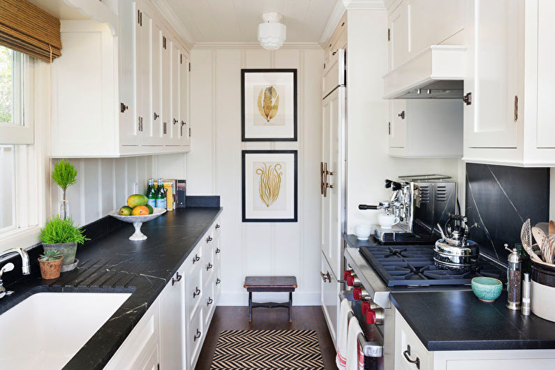 Design de interiores da cozinha 7 m² - Foto