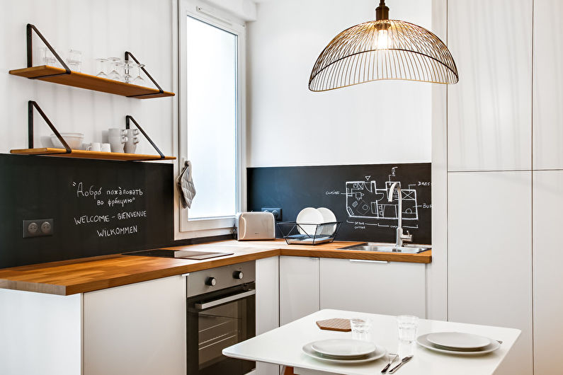 Interior design cucina 7 mq - Foto