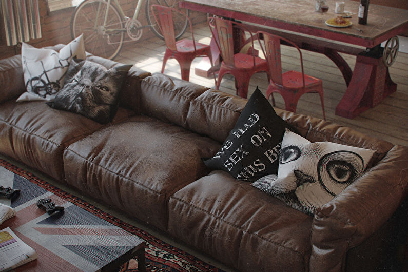 Loft style kusina sofa