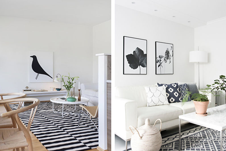 Design obývacího pokoje 15 m² - Světlé odstíny