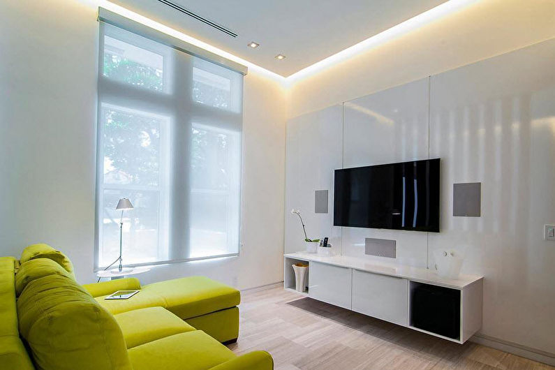 Interior design di un soggiorno di 15 mq - Foto