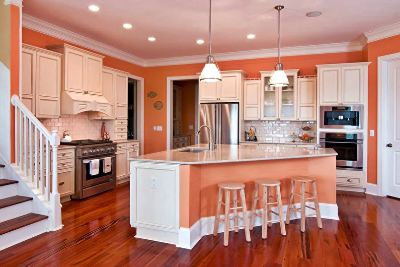 Peach Blossom in the Kitchen - Interior Design