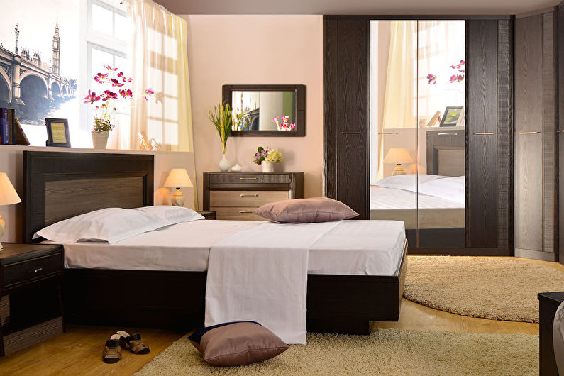 Colore wengè in camera da letto - Interior Design