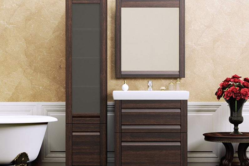 Spalvotas vengelis vonios kambaryje - interjero dizainas