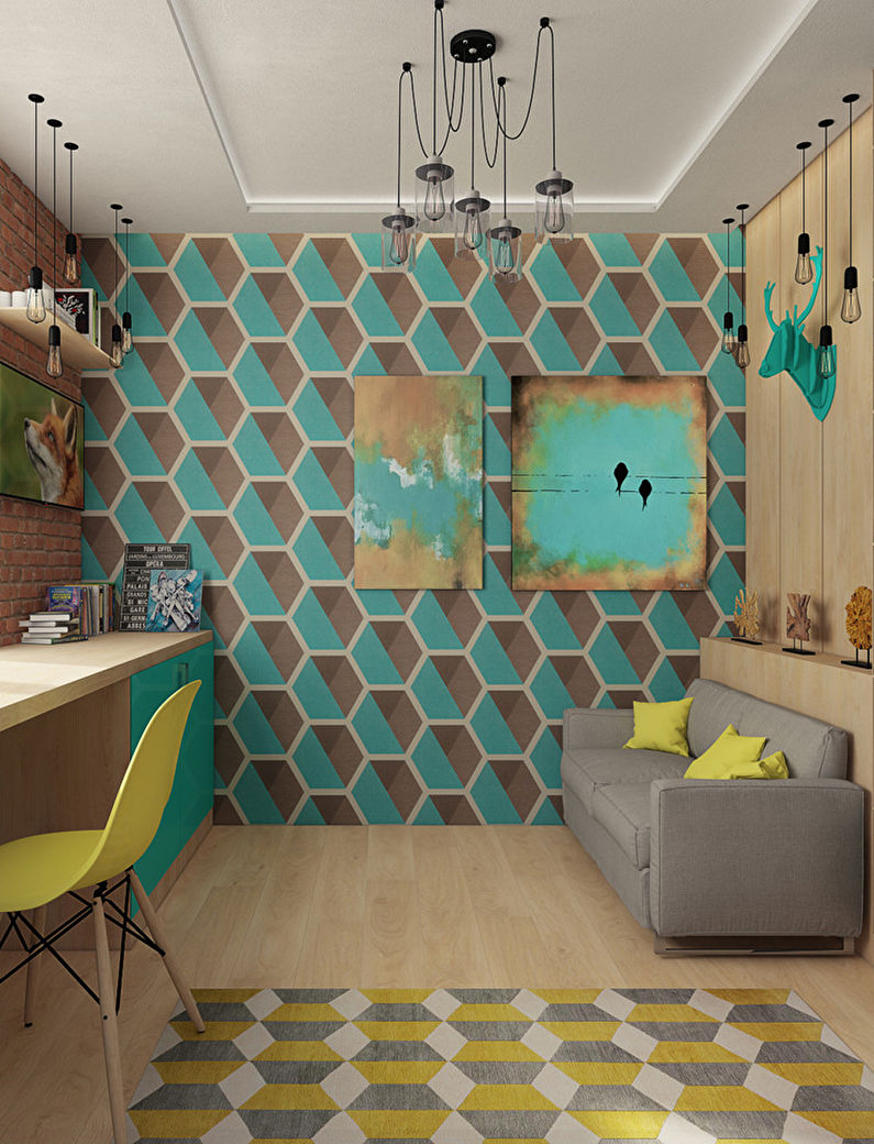 Living Geometry Apartment Interior - foto 13