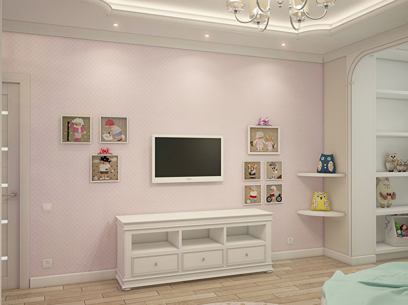Design project of a children's room for a girl - photo 3