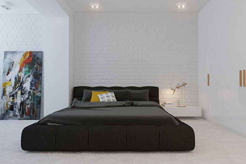 Značajke dizajna za spavaću sobu minimalizma
