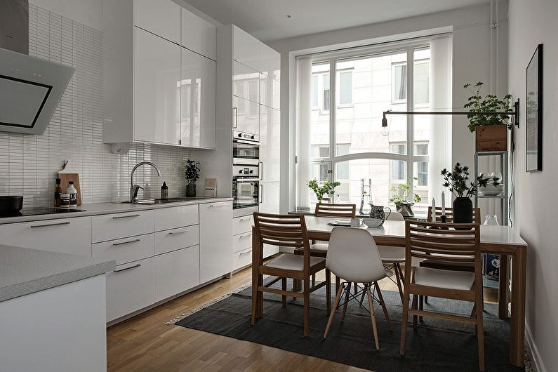 Rohové kuchyně - interiérový design Foto