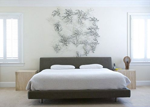 Sypialnia w stylu minimalizmu (zdjęcie +80)