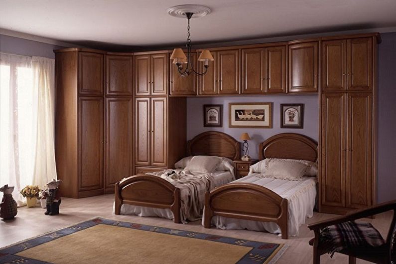 Egyszemélyes ágyak típusai - Beépített bútoros ágy