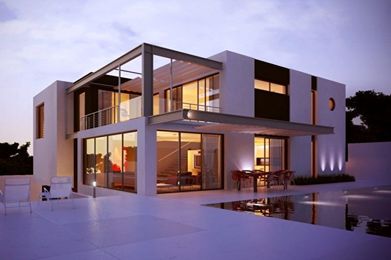 Maisons Hi-Tech - Architecture Géométrique High Tech