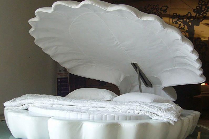 Typer af runde senge i soveværelset - Rund vaskeseng