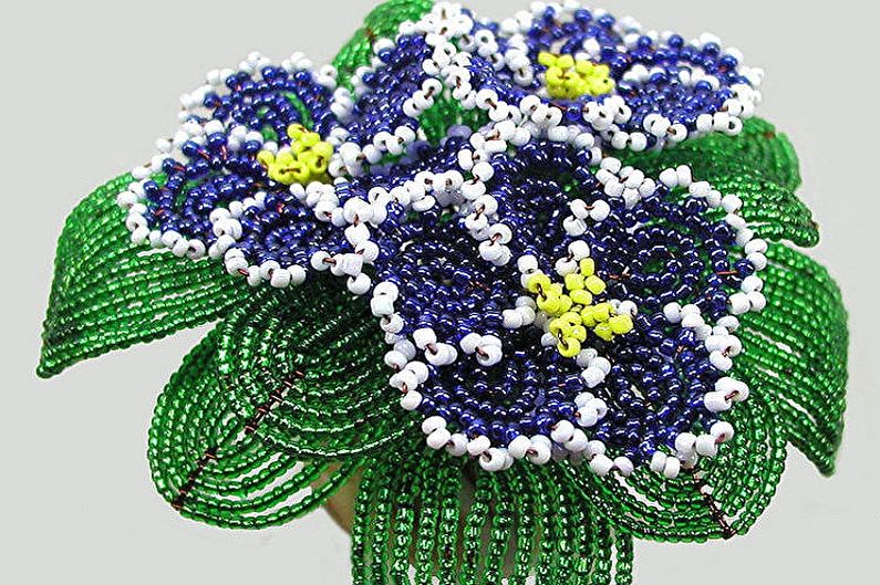 DIY Terry Beaded Violet - Petals
