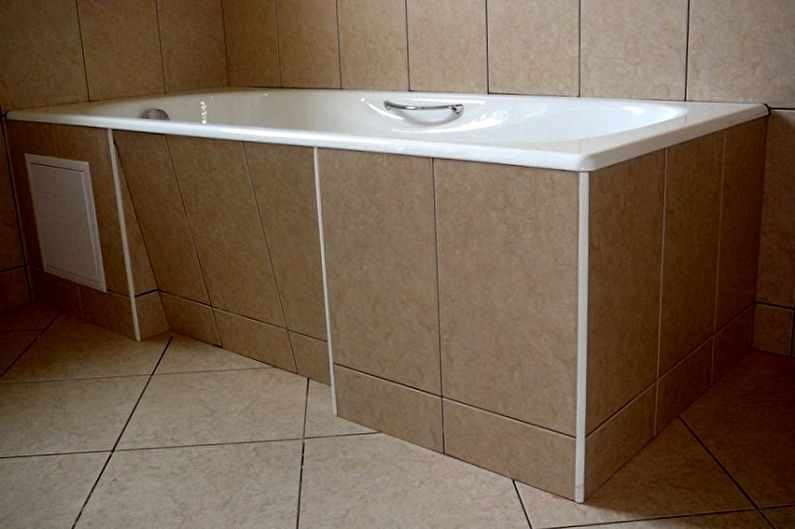 Resguardo de banheira - Diferenças de design