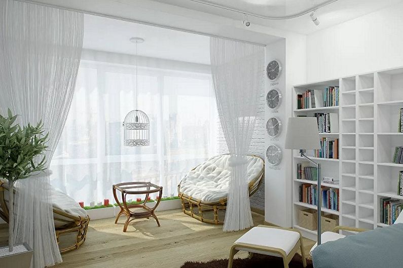 Ремоделиране на едностаен апартамент - Комбиниране на стая с лоджия