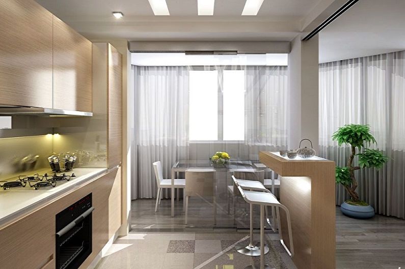 Ремоделиране на едностаен апартамент - Комбиниране на стая с лоджия
