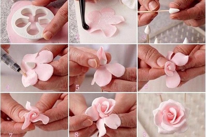 DIY porcelāna izstrādājumi iesācējiem - rozetes