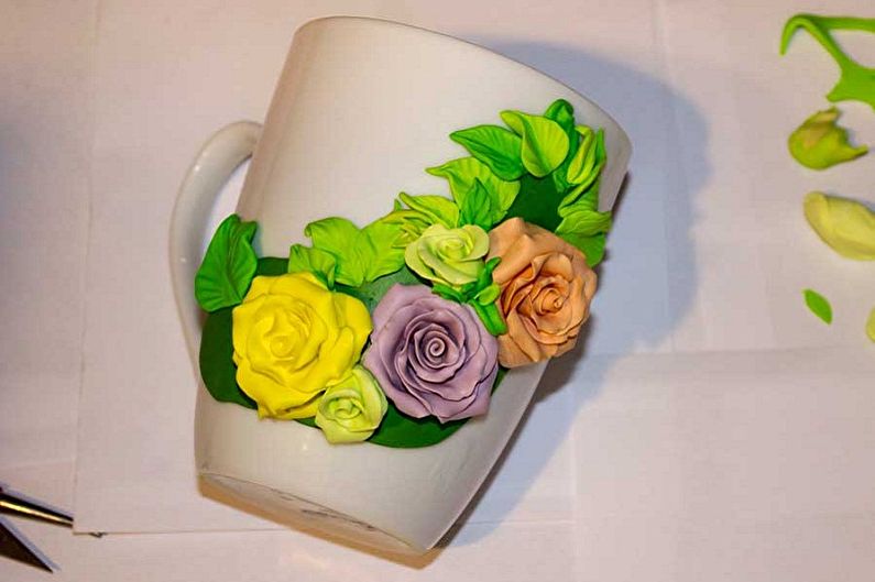 DIY porcelán kézműves kezdőknek - Dekoratív kupa