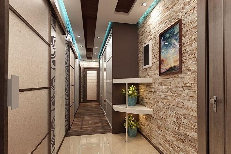 Design de interiores do corredor no apartamento - foto