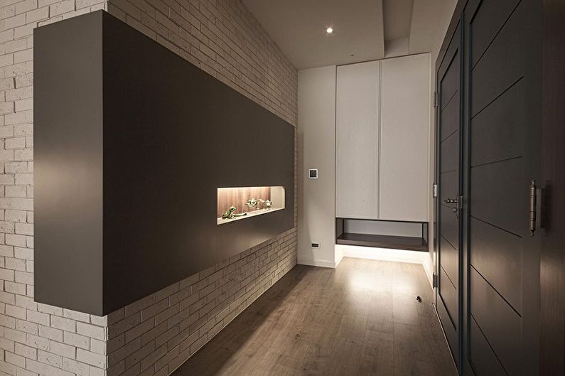 Dizajn interijera hodnika u stanu - fotografija