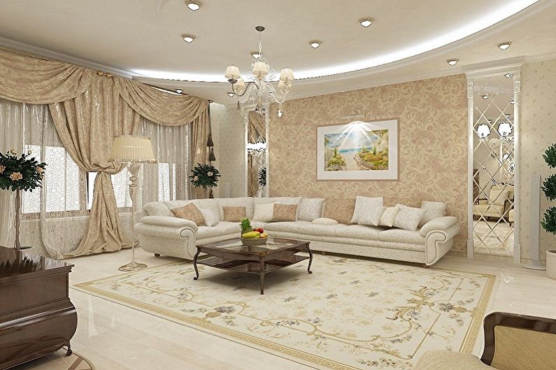 Hallen i lägenheten - Material för dekoration
