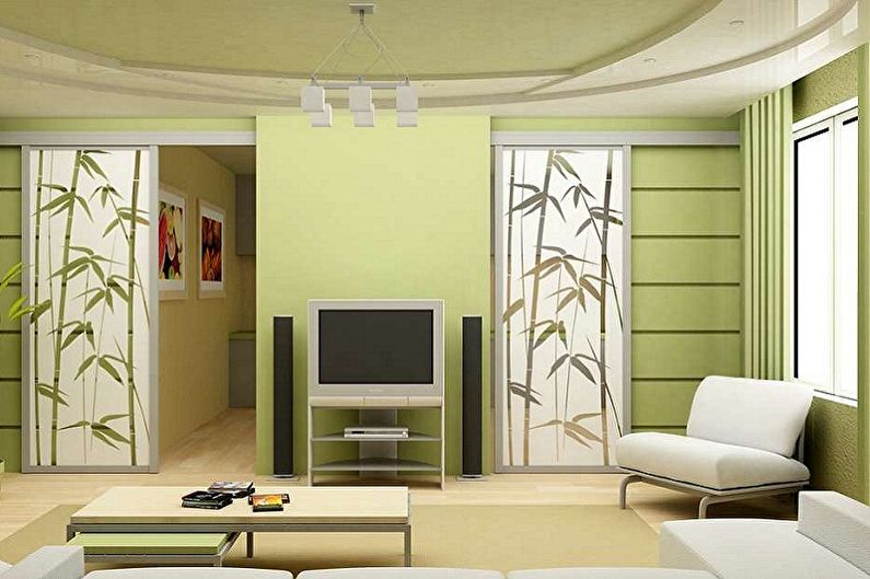 Zāles dizains dzīvoklī - koridors