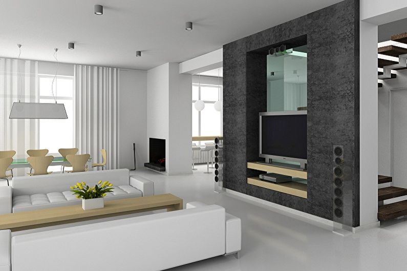 Minimalismus styl místnosti design