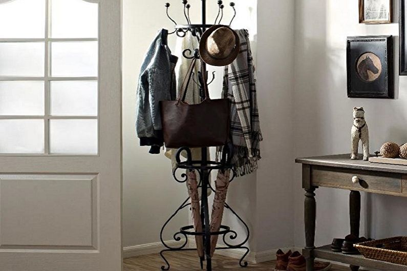 Floor hangers for clothes - photo