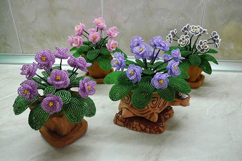 Margele violet DIY (85+ fotografii)