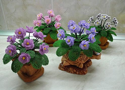Margele violet DIY (85+ fotografii)