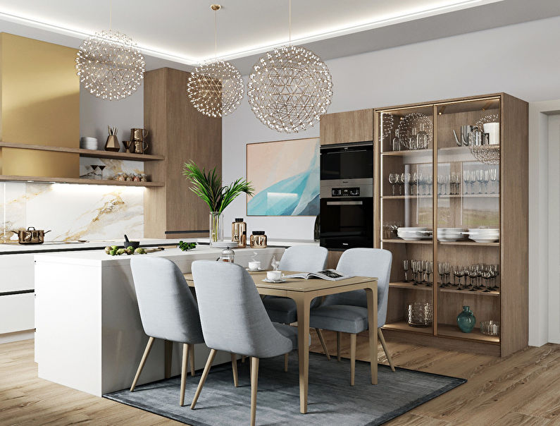Küche-Wohnzimmer Moderner Komfort - Foto 5