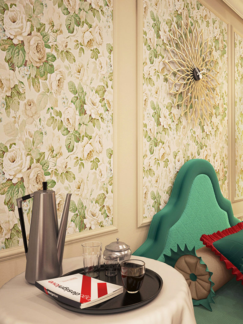 Guļamistabas “Scottish Rose” dizaina projekts - 4. foto