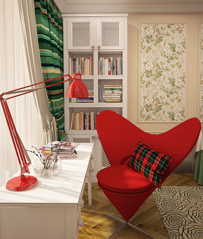Guļamistabas “Scottish Rose” dizaina projekts - 6. foto