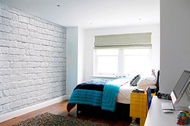 Papel de parede sob uma alvenaria - Tipos de papel de parede