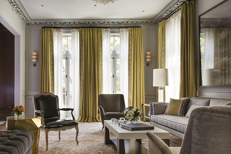 Neoklasický styl v interiéru - výzdoba a textil