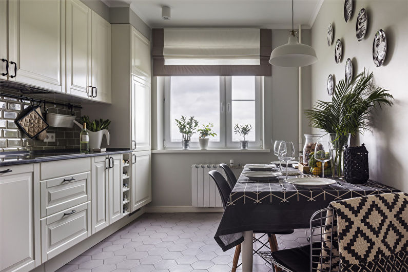 Cucina di interior design in stile neoclassico - foto
