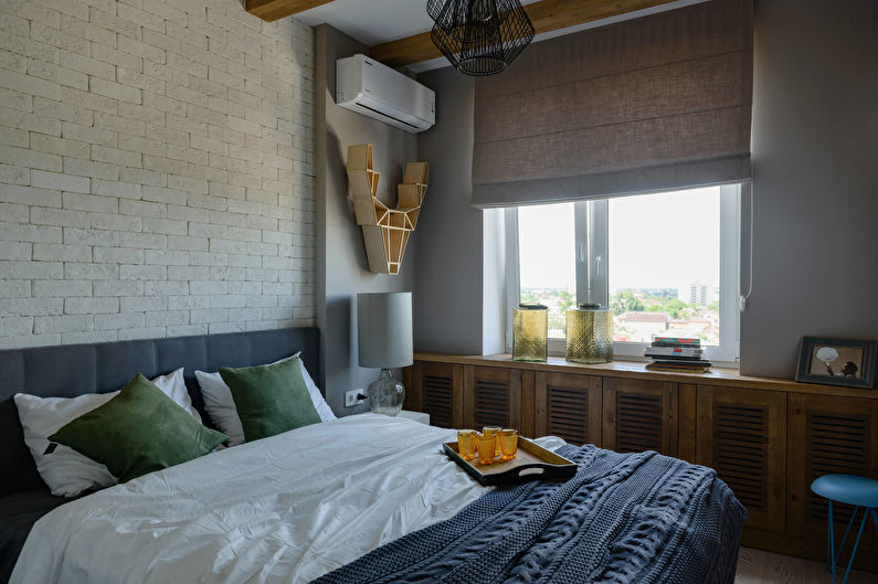 Design camera da letto 10 mq - Decorazioni e tessuti