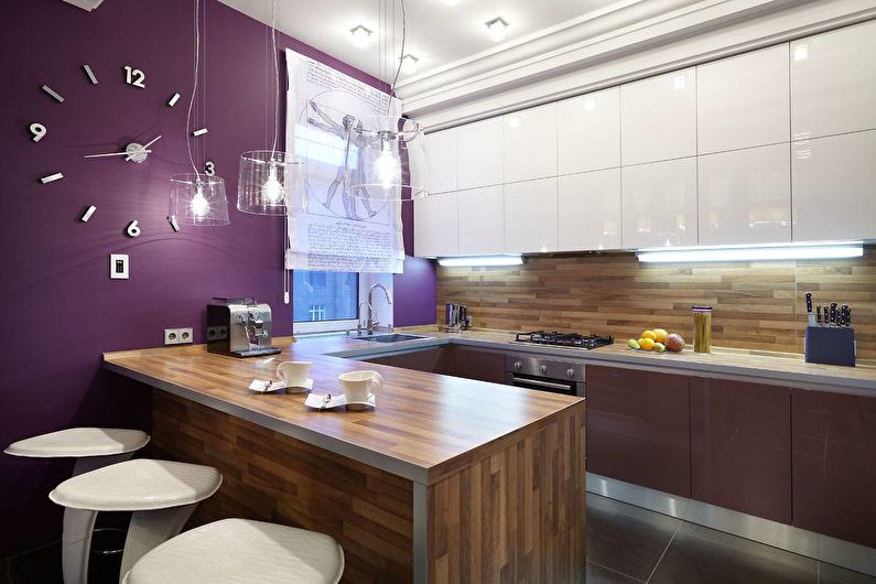 Design kuchyně 10 m² - Výzdoba a textilie