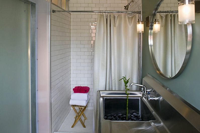 Projektowanie wnętrz łazienki w stylu loftu - zdjęcie