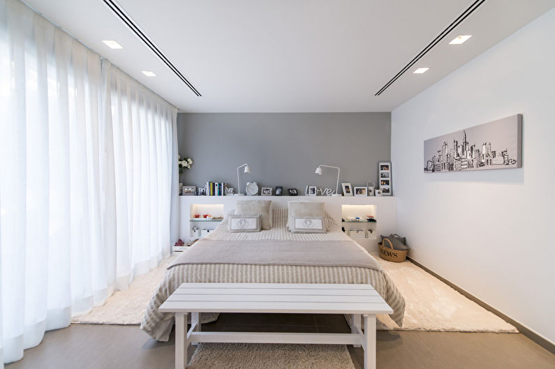 Noformējiet guļamistabu modernā stilā - Mēbeles