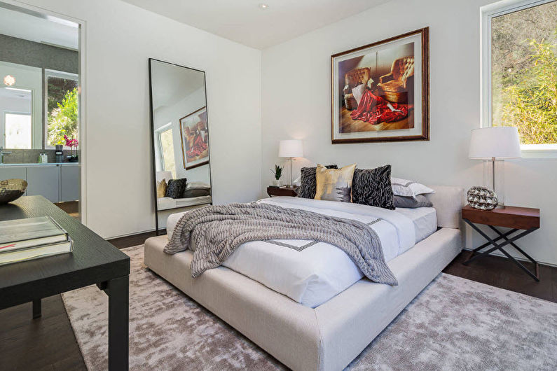 Dizajnirajte spavaću sobu u modernom stilu - dekor i rasvjeta