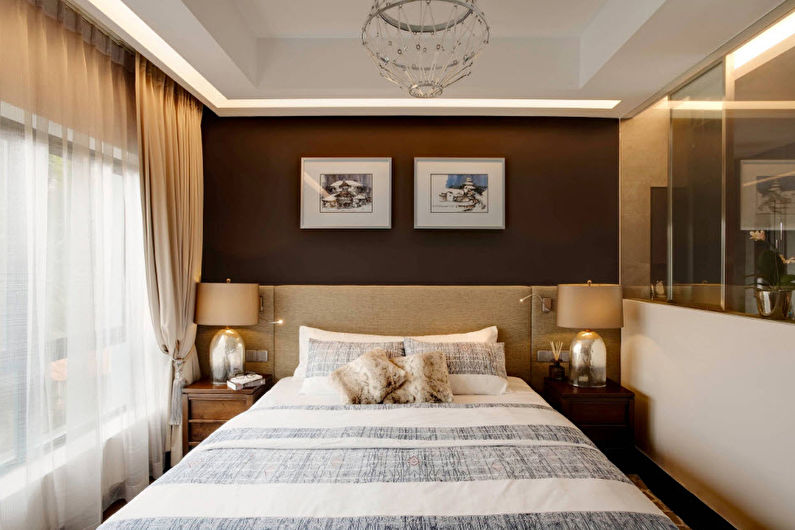 Litet sovrum i modern stil - Interiördesign
