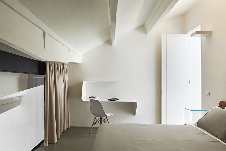Dormitor mic într-un stil modern - Design interior