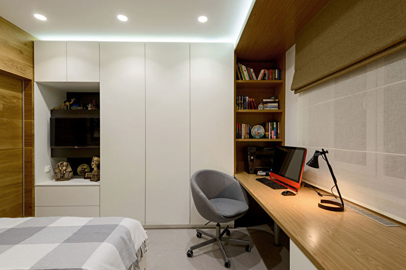 Chambre design d'intérieur dans un style moderne - photo