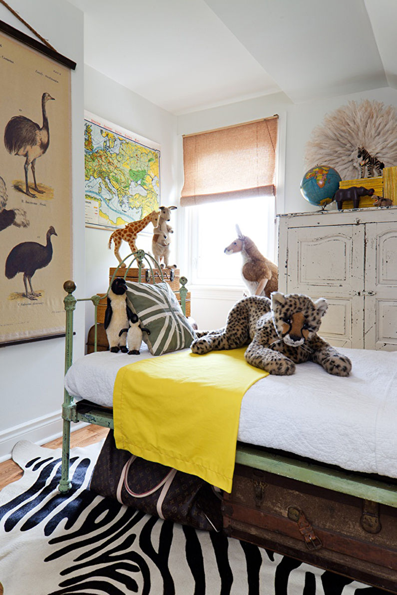 Dizajn interijera dječje sobe u stilu shabby chic - fotografija