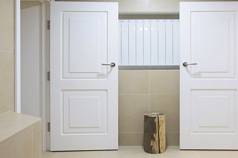 Λευκές πόρτες στο εσωτερικό - Υλικά για την κατασκευή