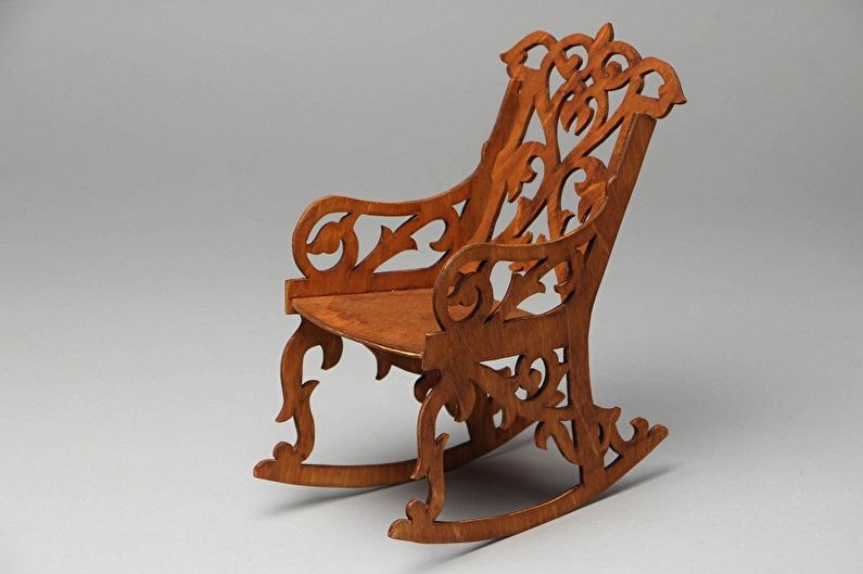 DIY stolica za ljuljanje - ideje za fotografije